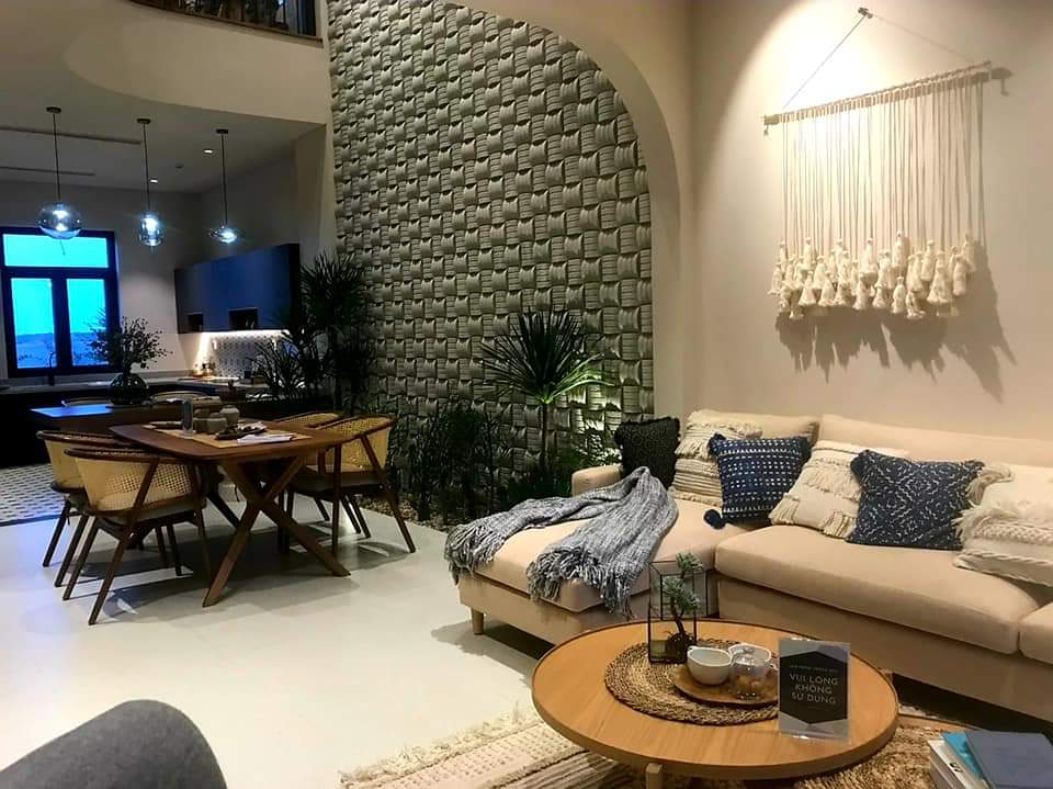 Không gian phòng khách của Aqua City Novaland