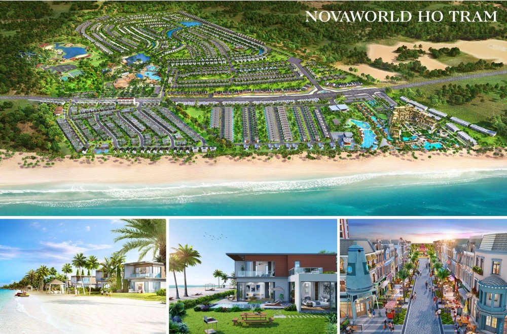 Phối cảnh dự án nghĩ dưỡng Novaworld Hồ Tràm