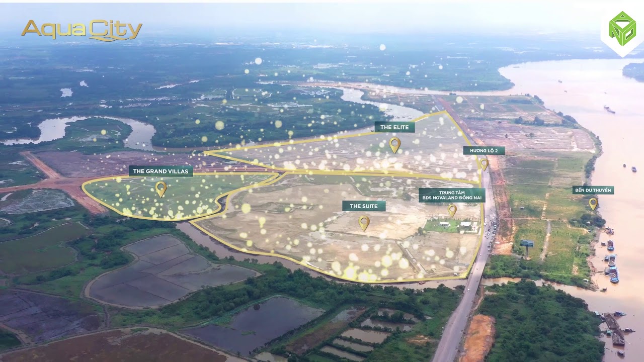 Hình ảnh thực tế vị trí dự án Aqua City