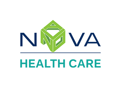 Logo chính thức thương hiệu Nova Healthcare Group thuộc Nova Services Group (Một tập đoàn thành viên của NovaGroup)